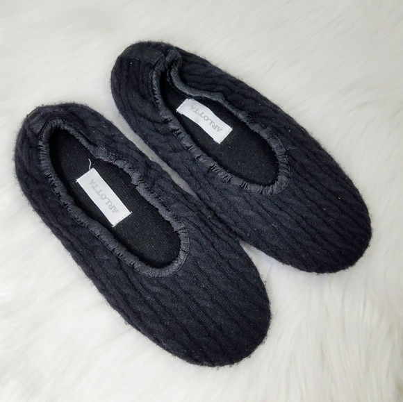 cashmere ballet slippers